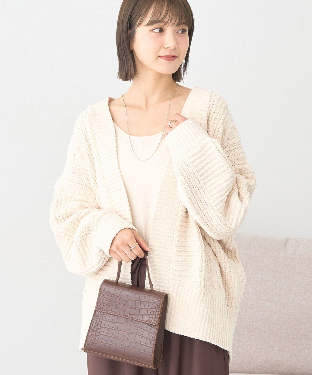 earth music&ecology マットモールカーディガン 