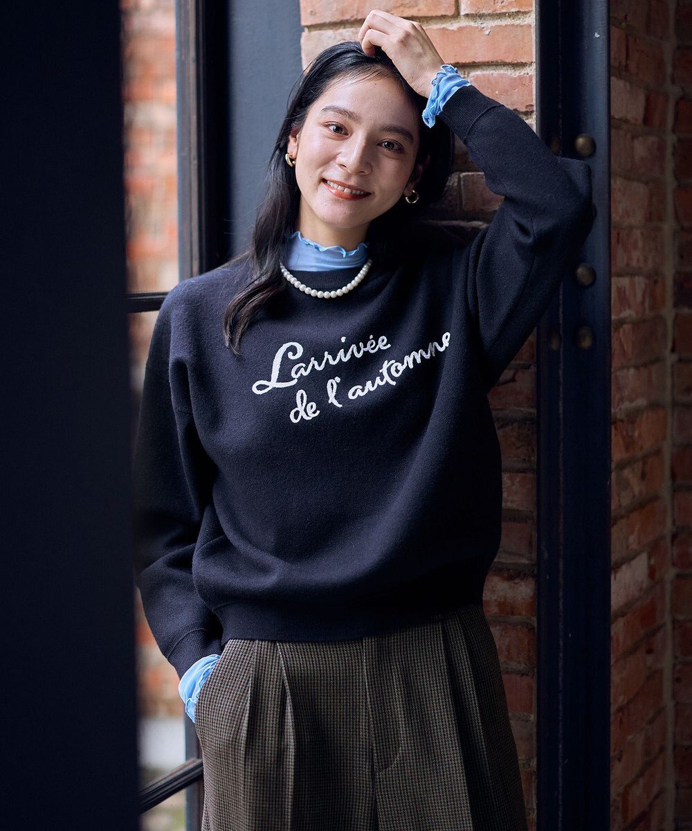 ANY 刺繍ロゴニット 