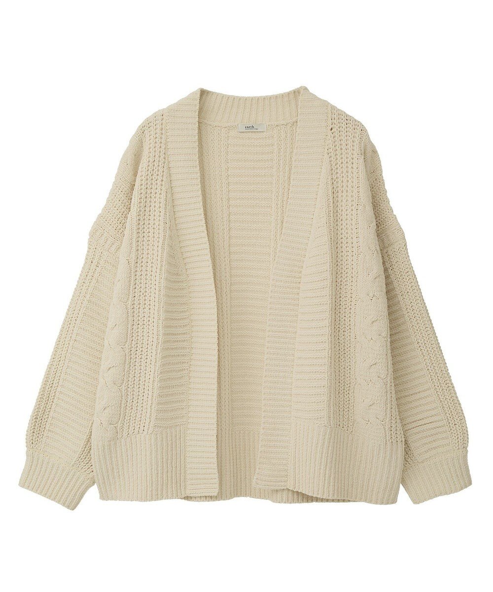 earth music&ecology マットモールカーディガン 