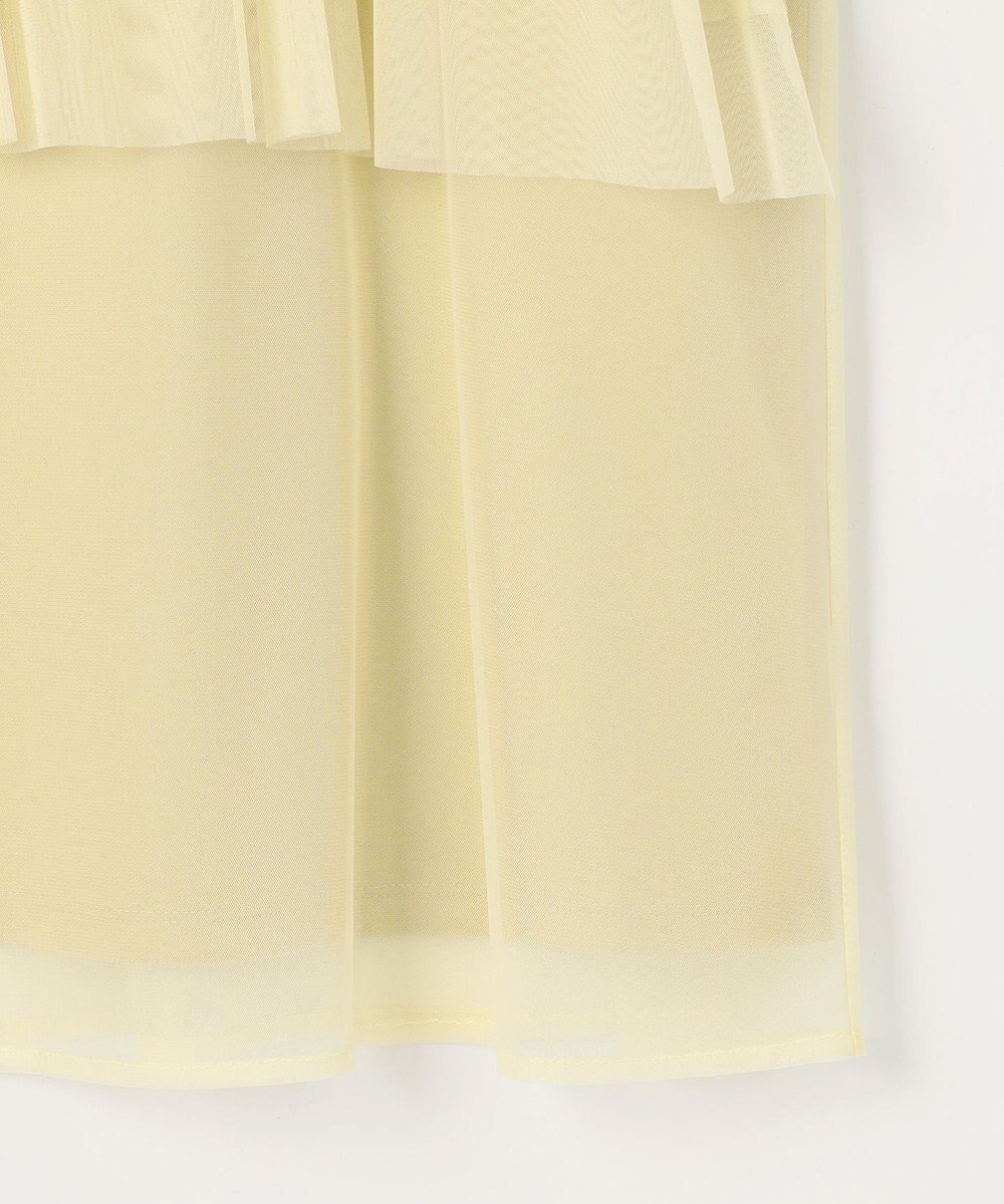 ANY SIS L 【洗える】チュール重ね プルオーバー 