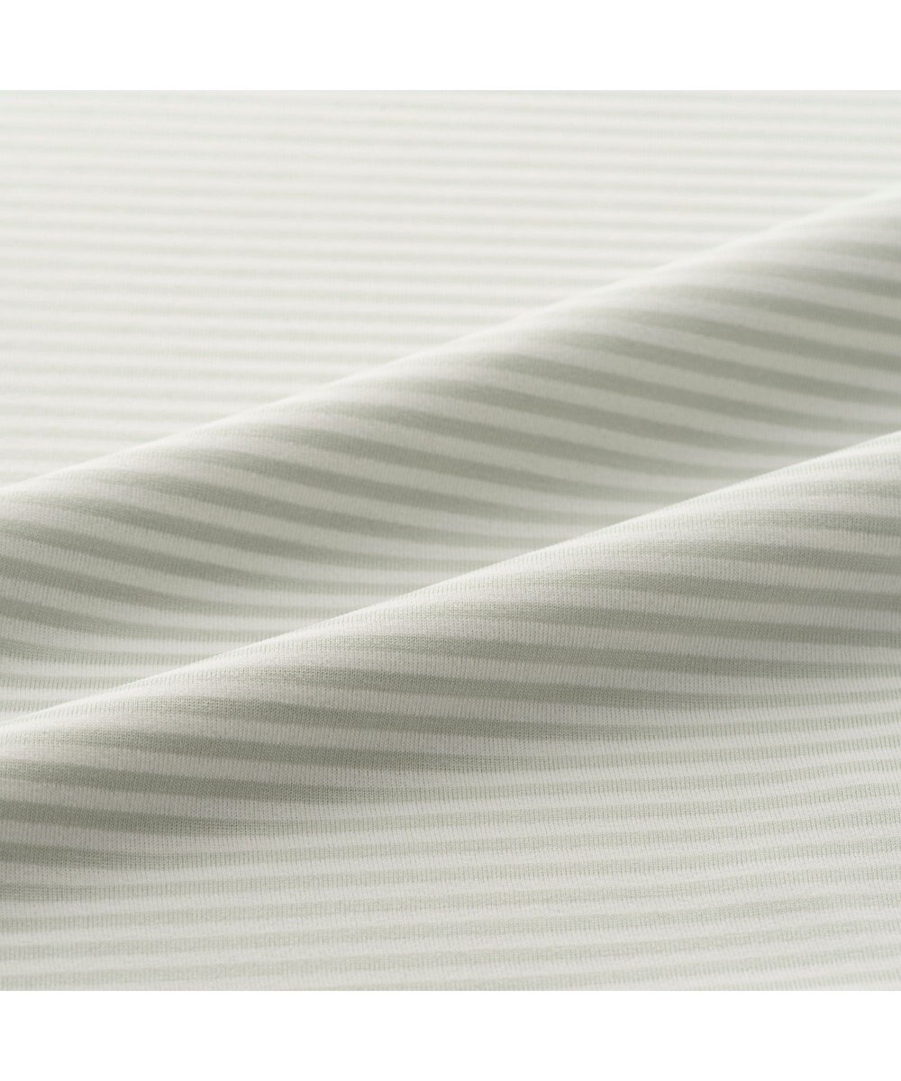 ZERO HALLIBURTON メランジ ボーダー モックネック シャツ ZHG-A4S5 82815 ゴルフウェア 