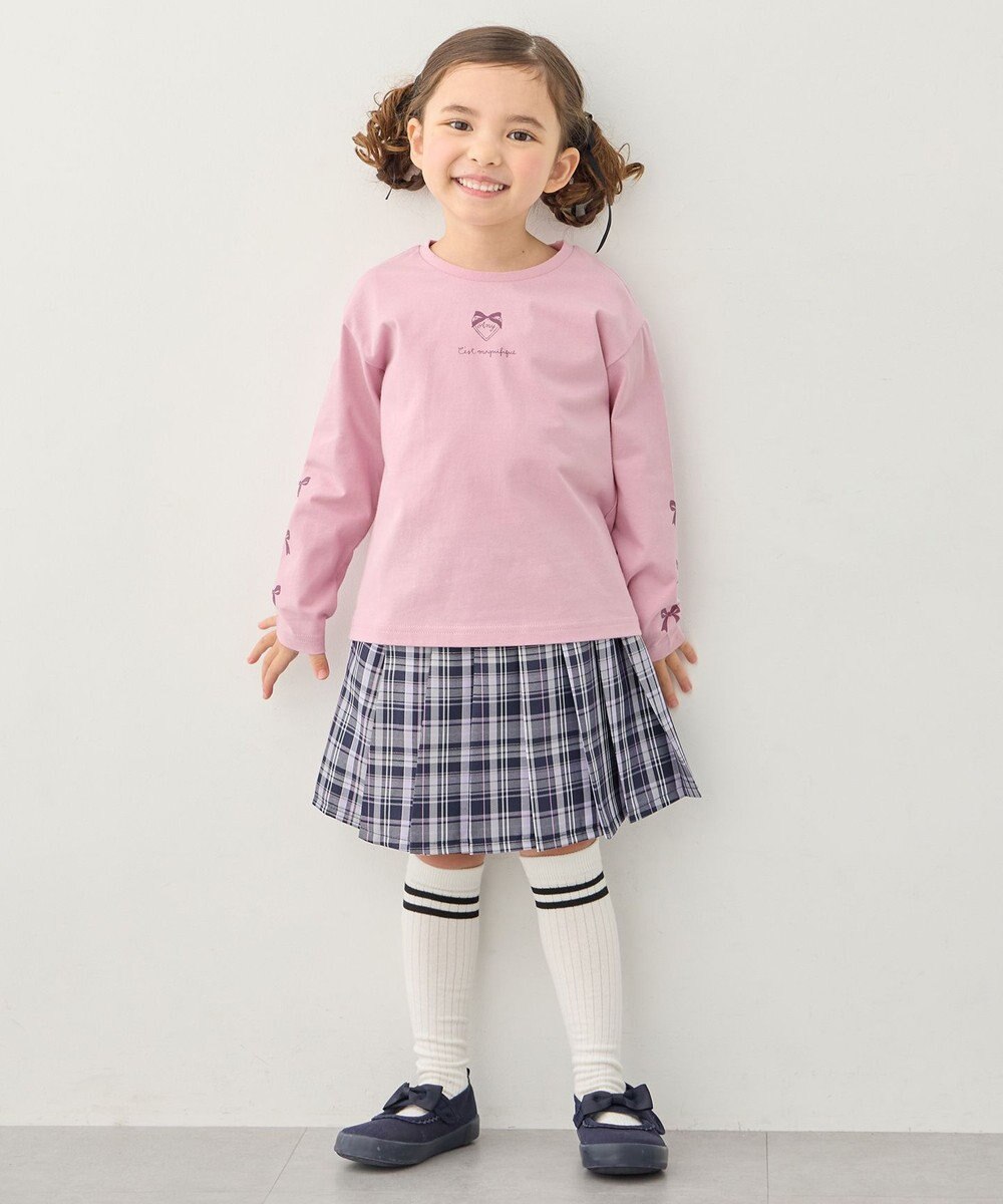 ANY KIDS 【一部店舗/WEB限定】【綿100%】プリント 長袖Tシャツ 