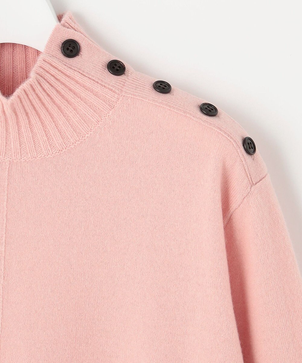 J.PRESS LADIES 【洗える】WOOL BLEND AIR ハイネック ニット 