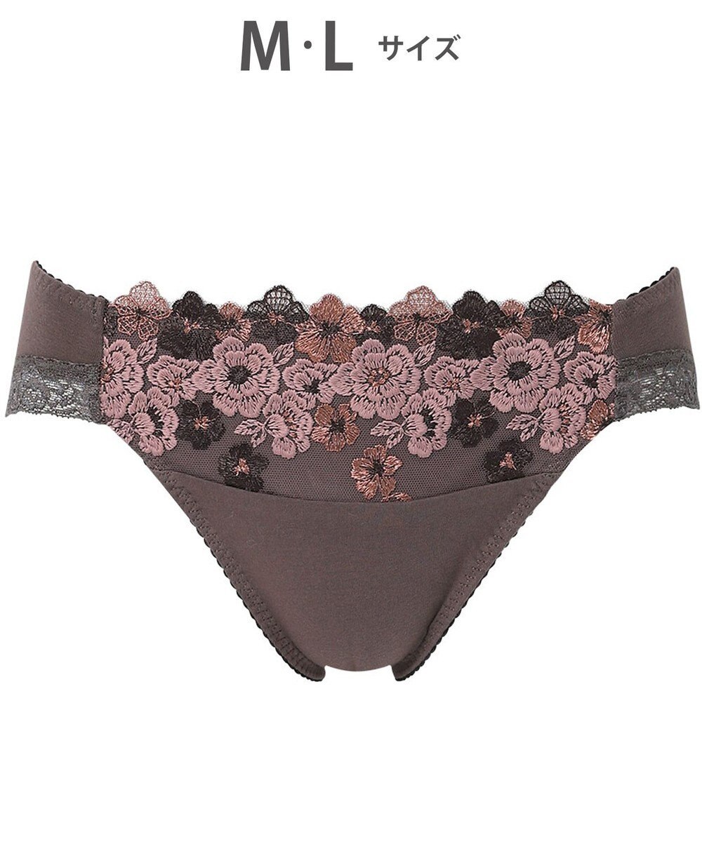 Wing ショーツ KB2060とペア 綿混素材（身生地部） やさしいはきごこち ナチュラルアップブラ はきこみ丈あさめ KF3360 ウイング／ワコール 