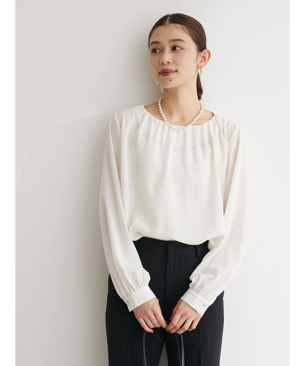 Green Parks ｅｆ－ｄｅ　ギャザーブラウス 