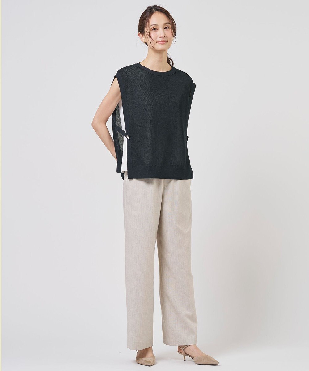 J.PRESS LADIES Vis/Pe スパーク ニット ベスト 