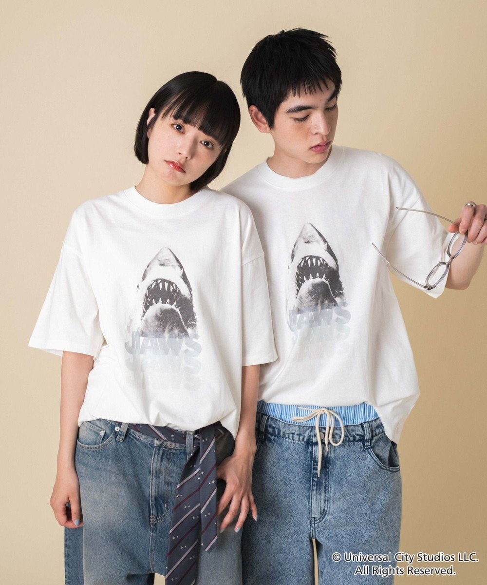 WEGO 【新柄追加/JAWS/ユニセックス着用ITEM/SMLサイズ展開】JAWSグラフィックT（S） 