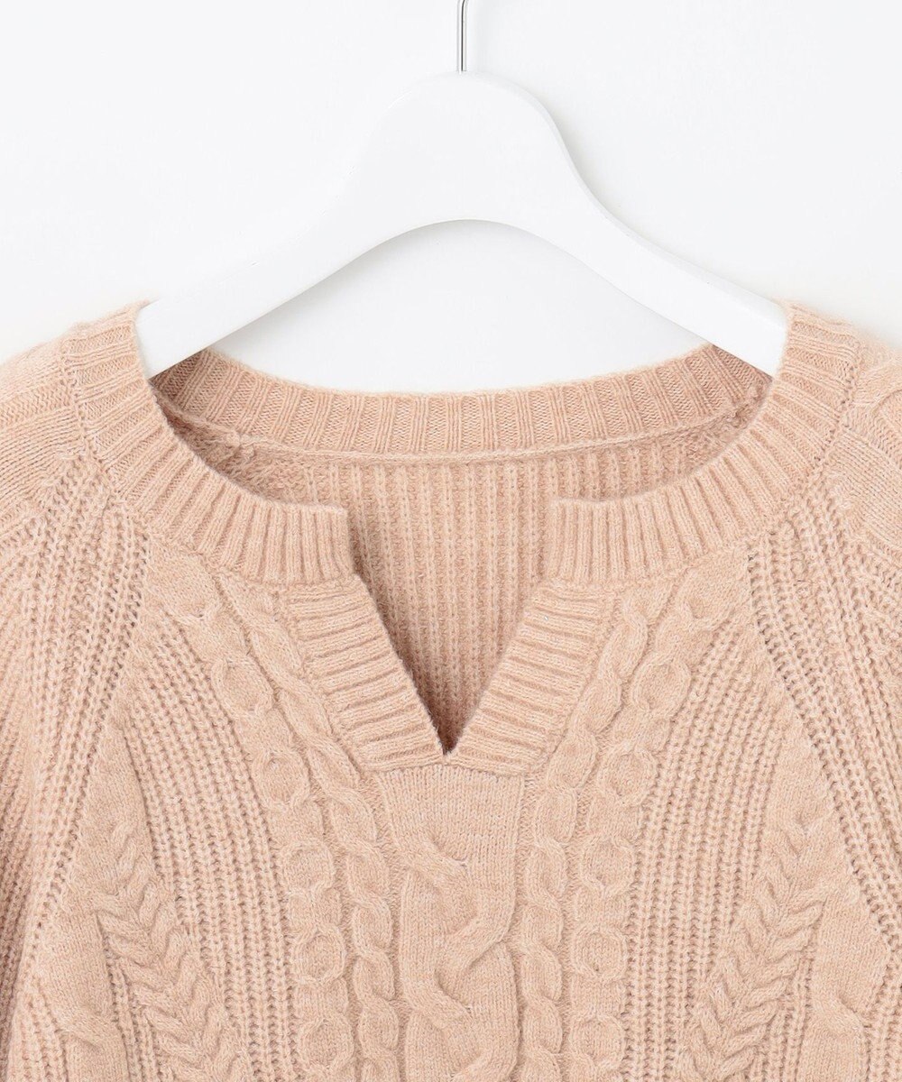 Feroux 【セットアイテム】ケーブルニット セットアップ 