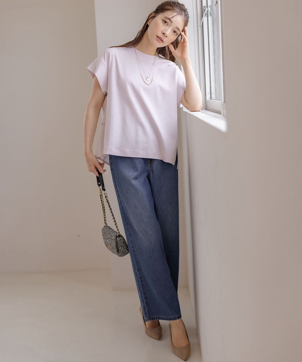 組曲 バックフリル カットソー 