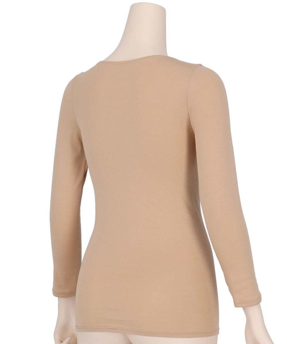 WACOAL あったかインナー 【ふんわりあったか】 8分袖 長袖 ネック浅め 天綿オーガニックを使用 あたたかい ムレにくい しなやかでやわらかい レディース CLD311 /ワコール 