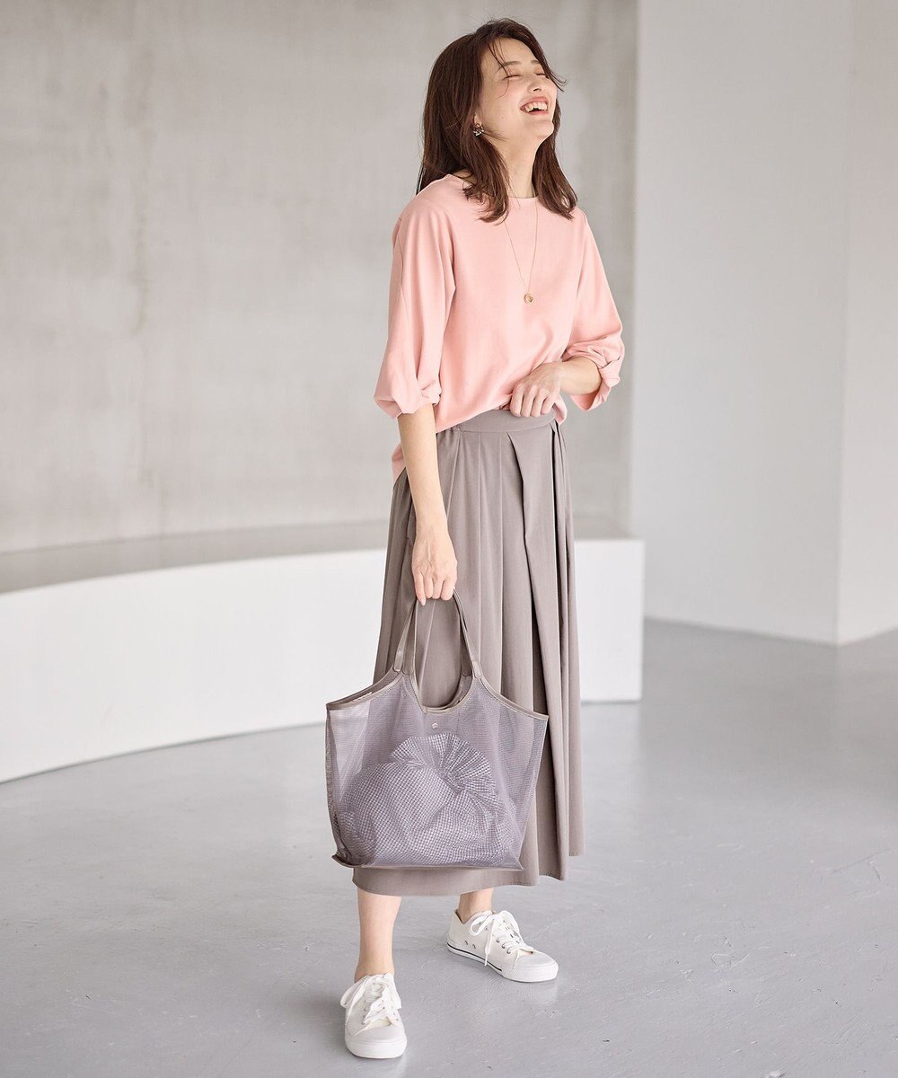 ANY 【WEB限定】シルケットスムース ツイストリーブプルオーバー 