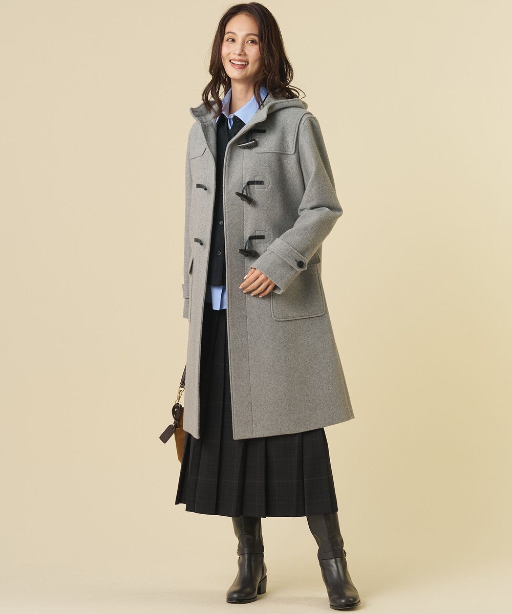 J.PRESS LADIES 【WEB限定カラーあり】T/W ミルドチェック＆千鳥 プリーツ スカート 