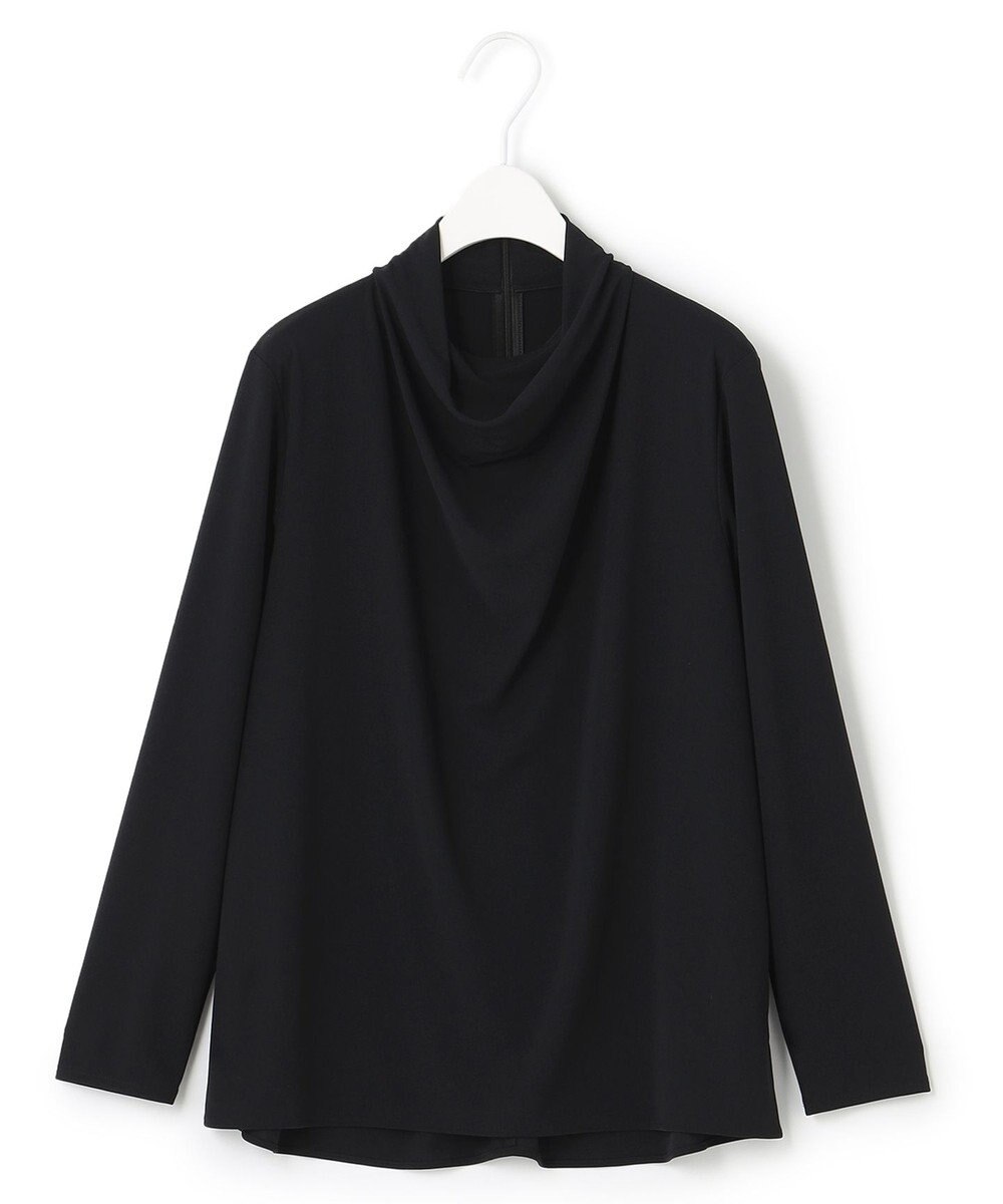 ICB 【洗える】 ジョーゼットスムース ドレープカットソー 