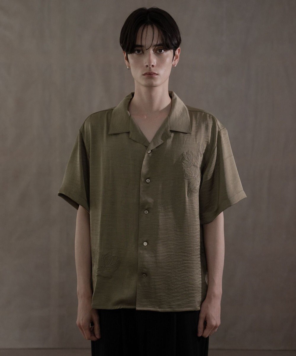 WEGO サテン刺繍シャツ（SS） 