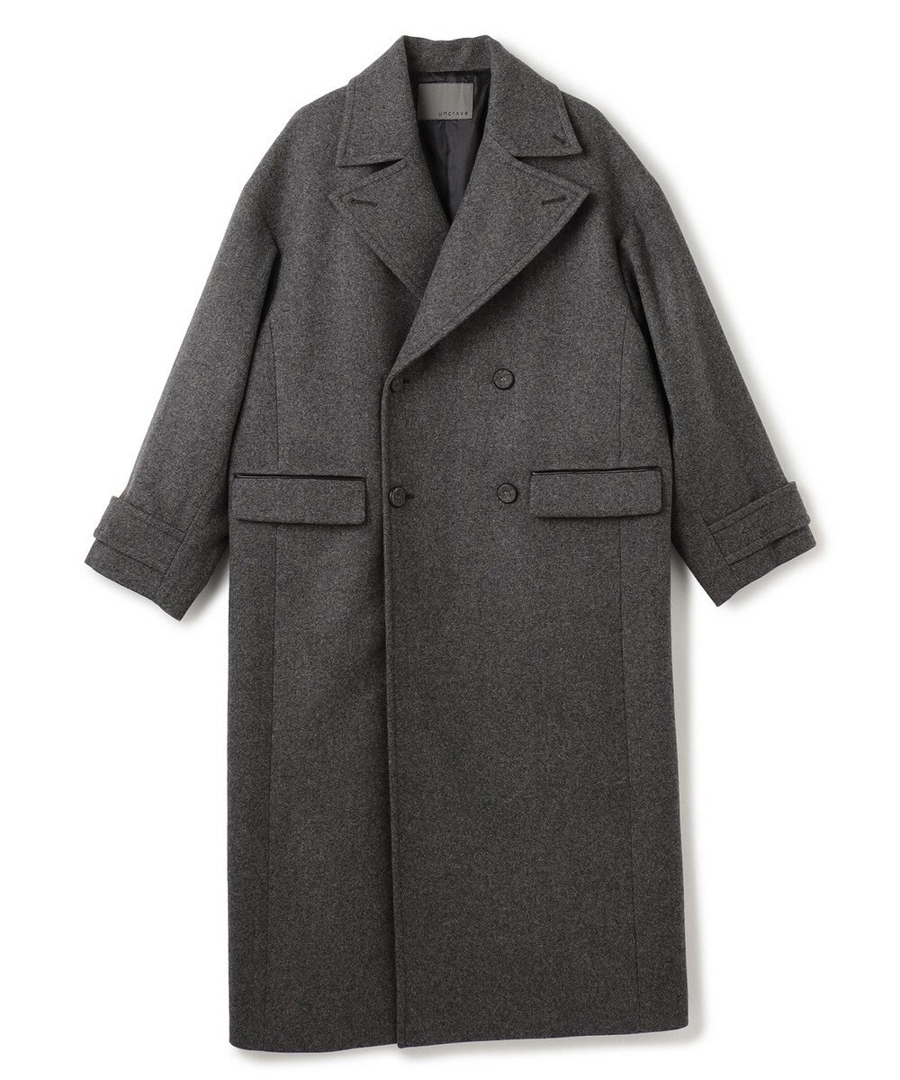 uncrave ライトメルトン ロングチェスターコート 
