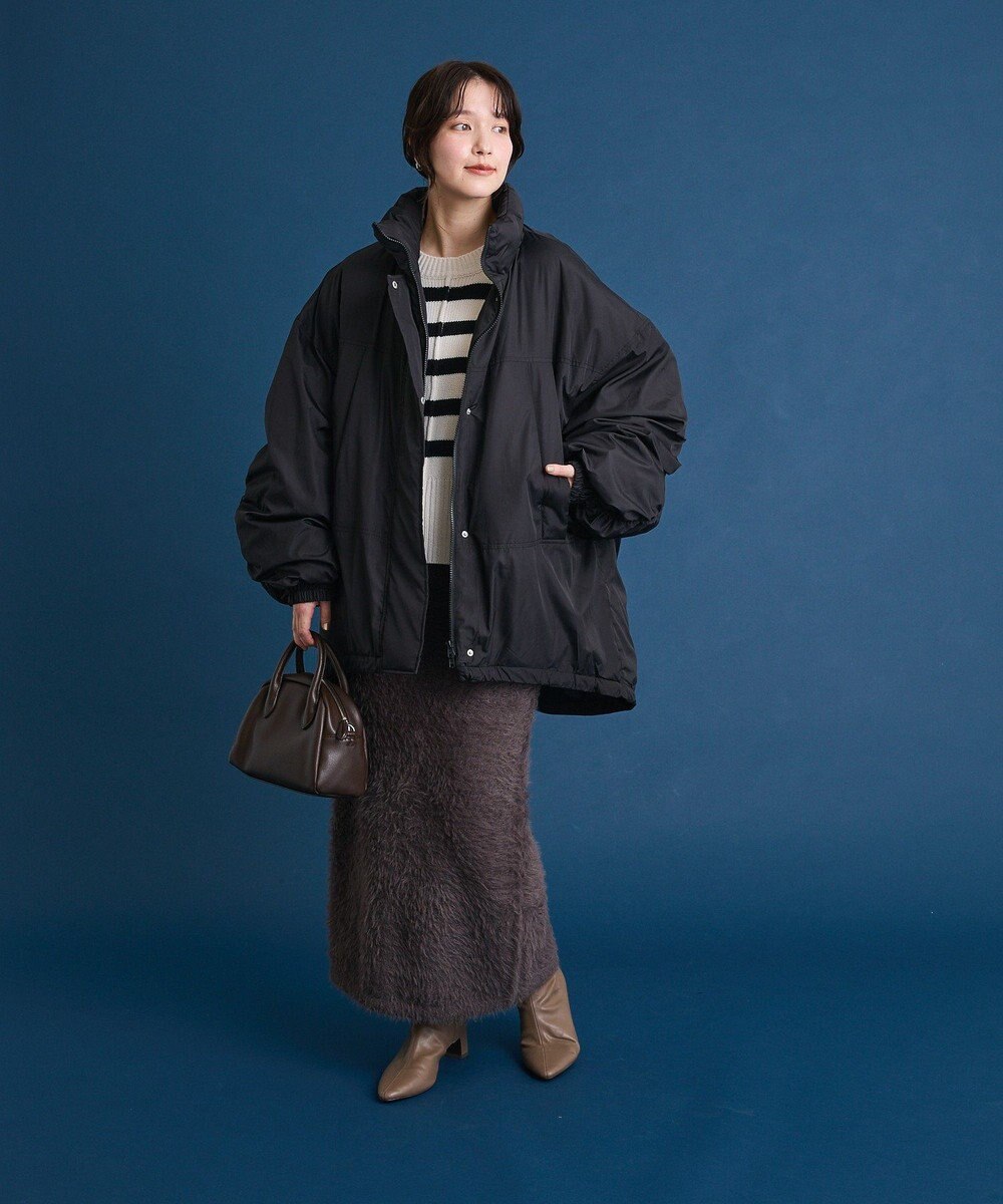 Green Parks シャギーニットスカート 