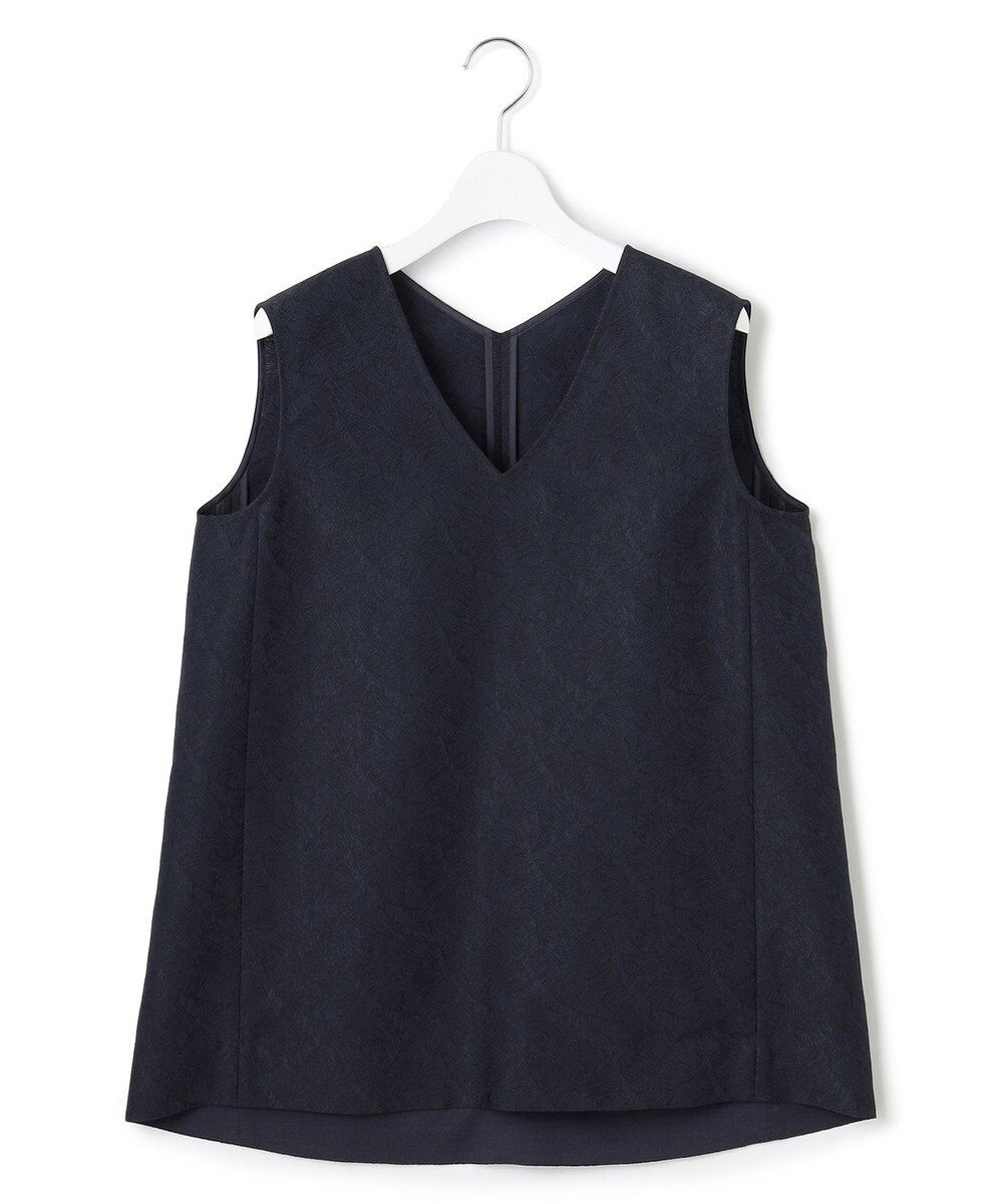 23区 【一部店舗限定/洗える】リネンライクジャカード セットアップ 