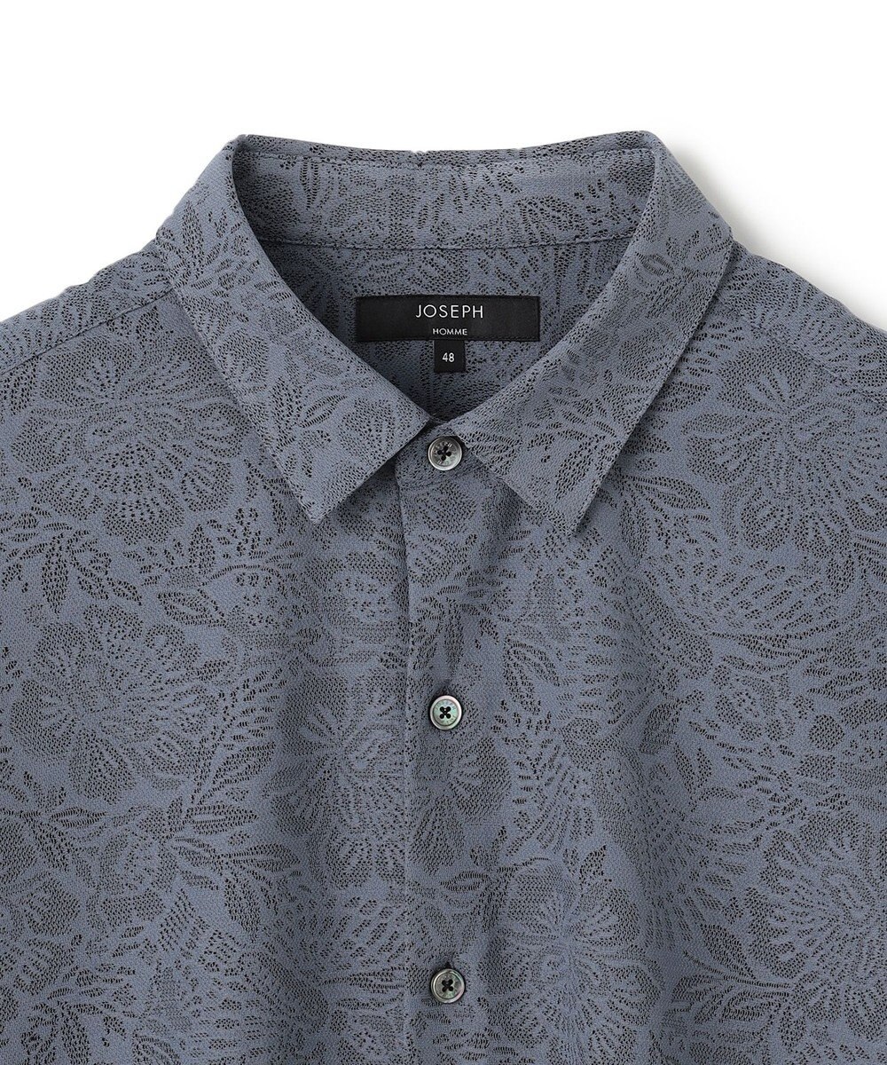 JOSEPH HOMME 新素材【洗える/通気性】ヨシタレース　レギュラーカラー半袖シャツ 