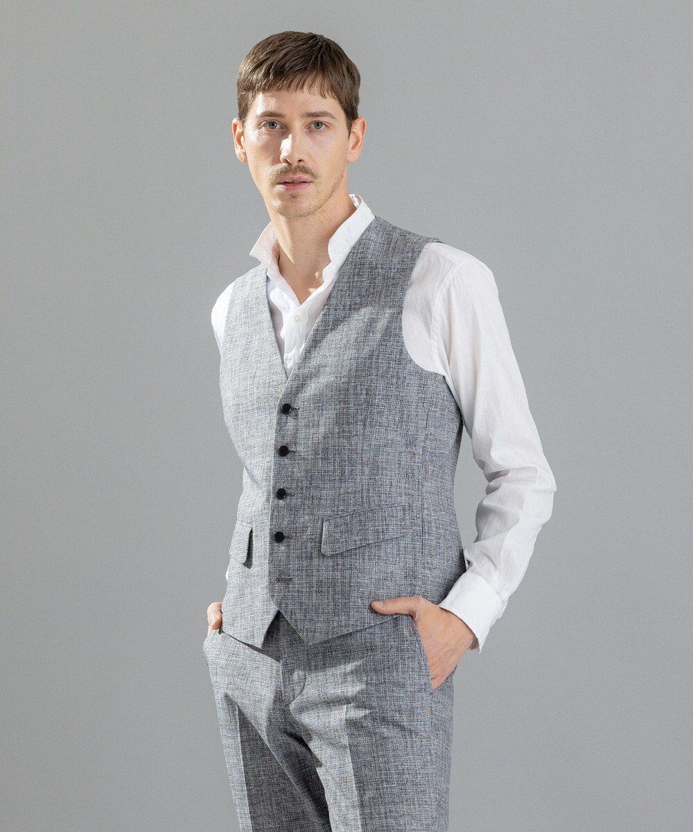 JOSEPH HOMME クールドッツストレッチ　ジレ 