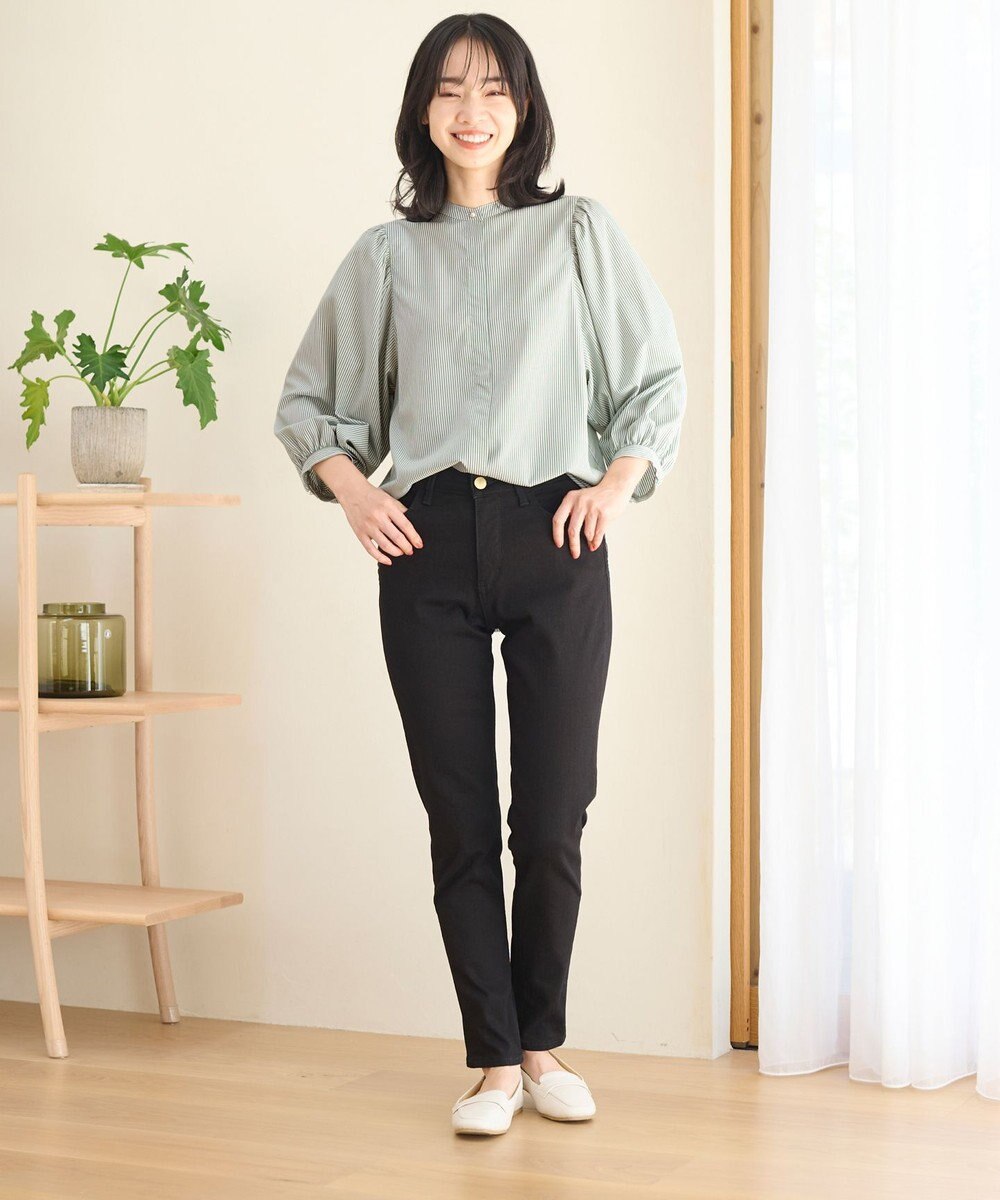 ANY 【UVカット・吸水速乾・抗菌防臭】バルーンスリーブブラウス 