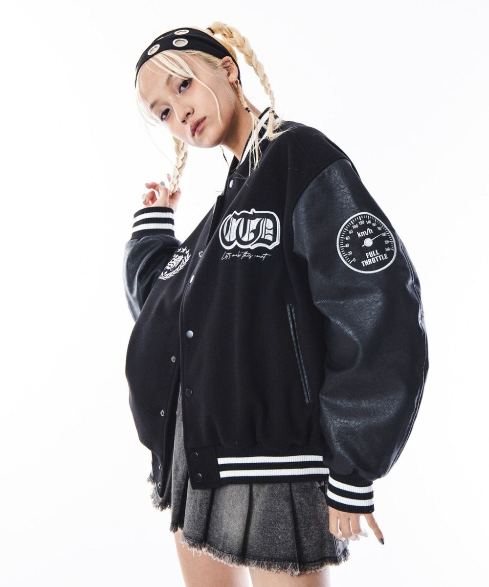 WEGO 【ユニセックス着用ITEM】メルトンワッペンスタジャン 