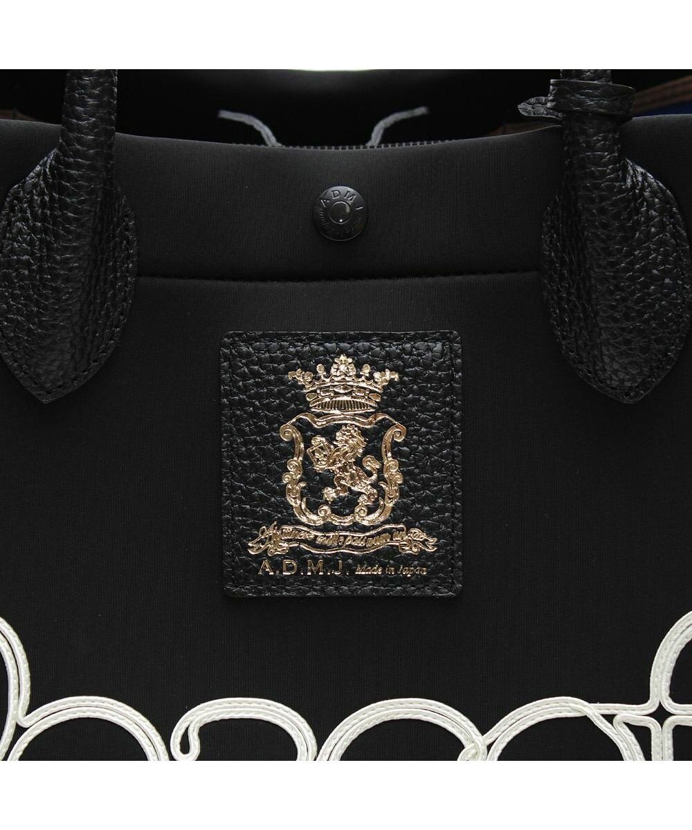 A.D.M.J. 【魔法の様に軽い】マジックライト/コード刺しゅうキューブトート25cm 