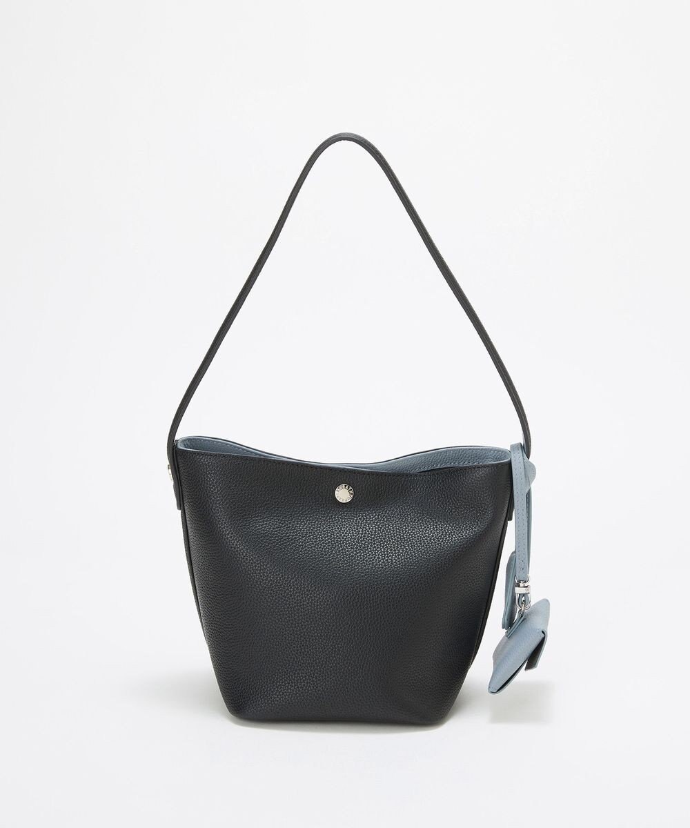 TOPKAPI 【Breath TOPKAPI】DUAL デュアル シュリンクレザー バイカラー 2way ワンハンドル ショルダーバッグ チャーム付き 