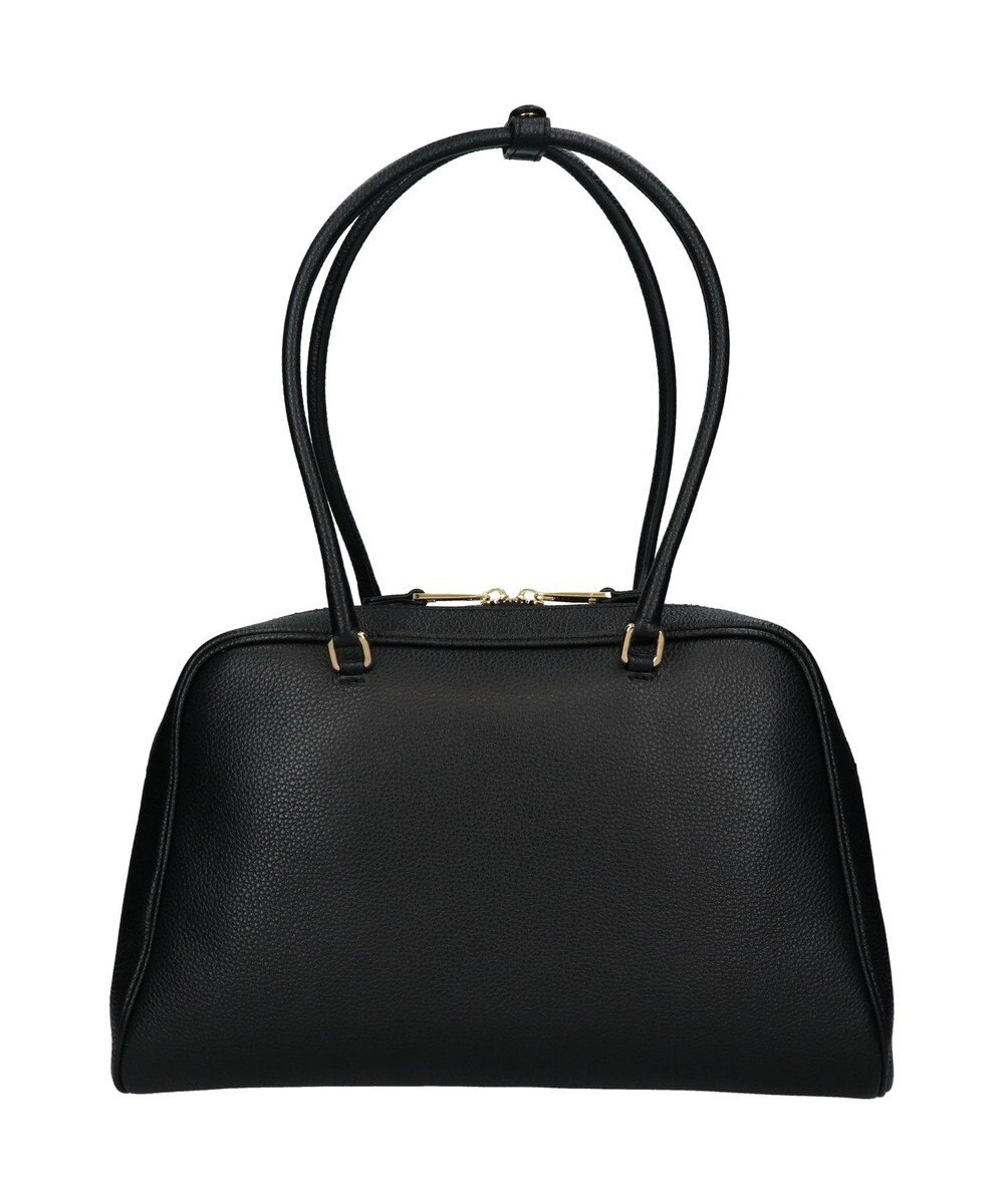 INTER-CHAUSSURES 【CHRISTIAN VILLA】チャーム付きシュリンクレザーハンドバッグ 