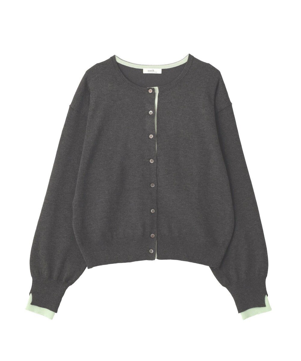 earth music&ecology 【予約】カラーコンビニットカーディガン 