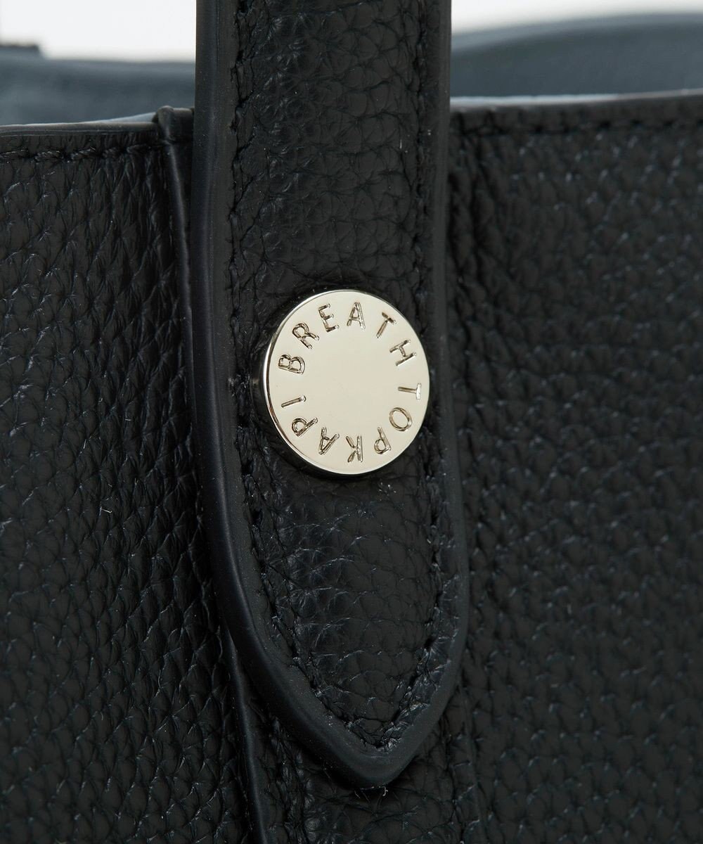 TOPKAPI 【Breath TOPKAPI】DUAL デュアル シュリンクレザー バイカラー 2way ワンハンドル ショルダーバッグ チャーム付き 