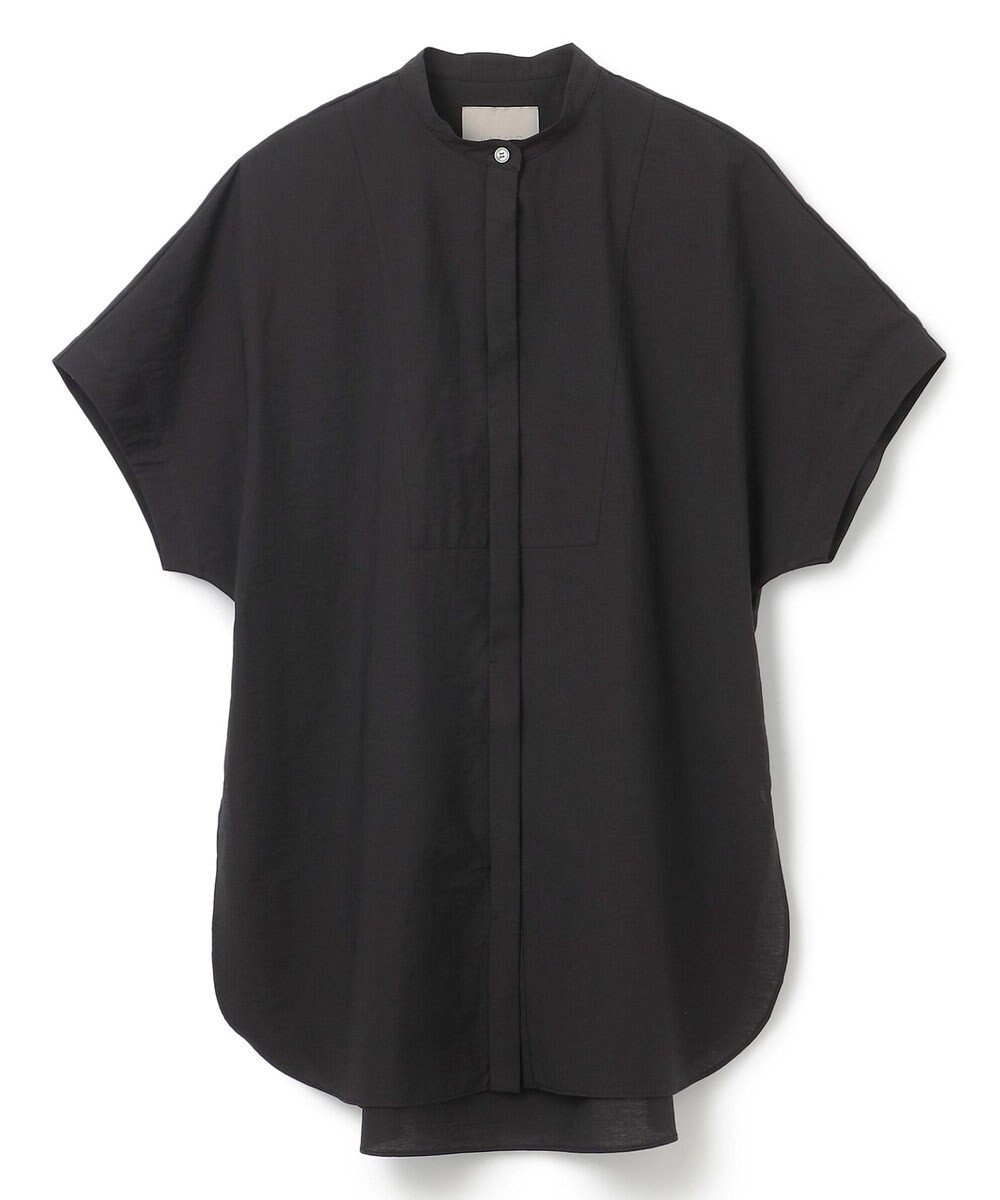 UNFILO L ワッシャーブロード ブザムロングシャツ 