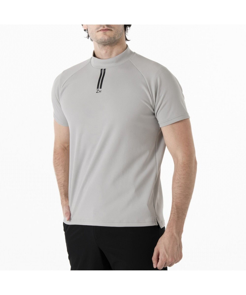 ZERO HALLIBURTON 【吸水速乾・抗菌防臭】 ダブルリブモックネックTシャツZHG-M5S5b 82950 