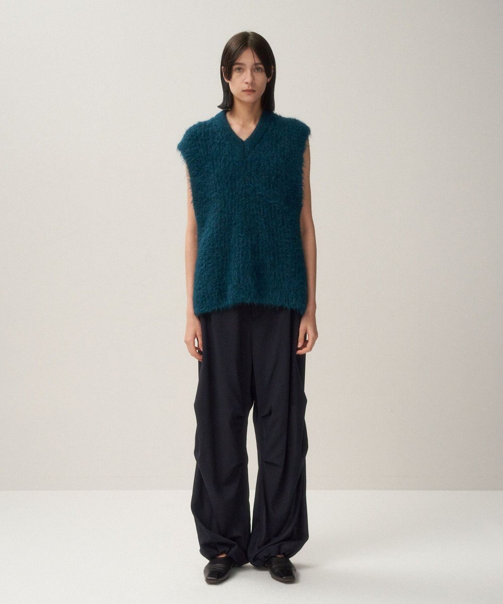 ATON ALPACA FUR | Vネックベスト 