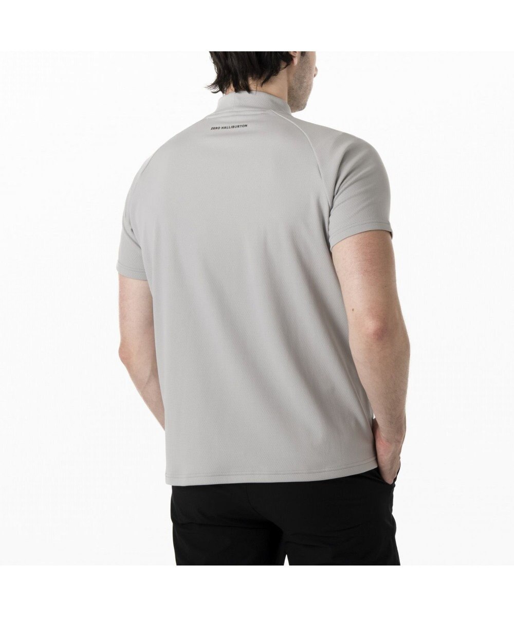 ZERO HALLIBURTON 【吸水速乾・抗菌防臭】 ダブルリブモックネックTシャツZHG-M5S5b 82950 