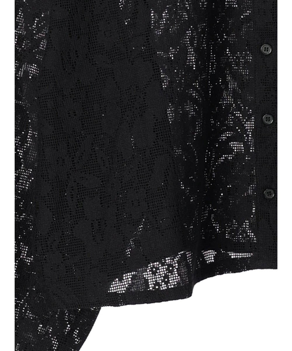 Green Parks ・ＥＬＥＮＣＡＲＥ　ＤＵＥ　バンドカラーレースシャツ 