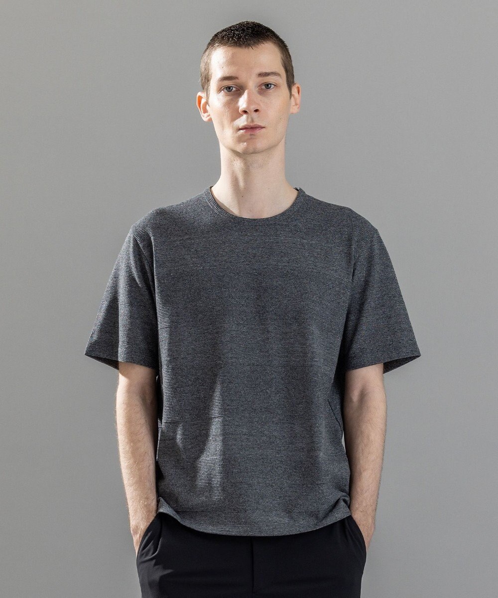 JOSEPH HOMME 新素材【清涼感/ストレッチ】リンクスメランジジャージー　クルーネックカットソー 