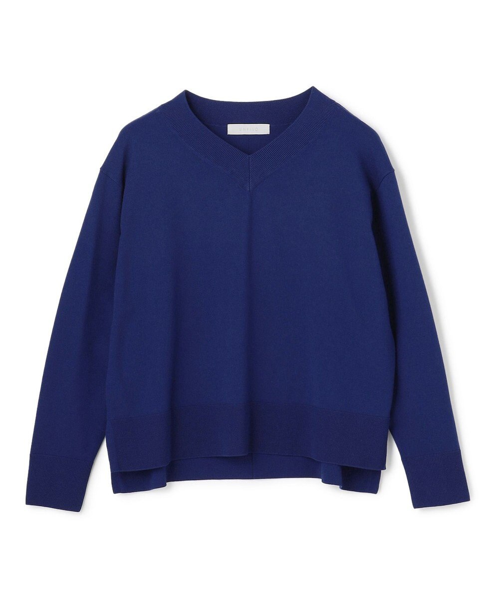UNFILO マイビューティニット Vネック 
