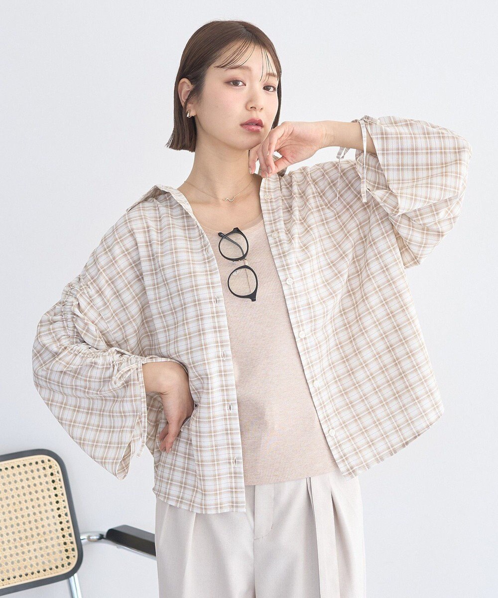 earth music&ecology エッジチュールラメテレコタンクトップ 