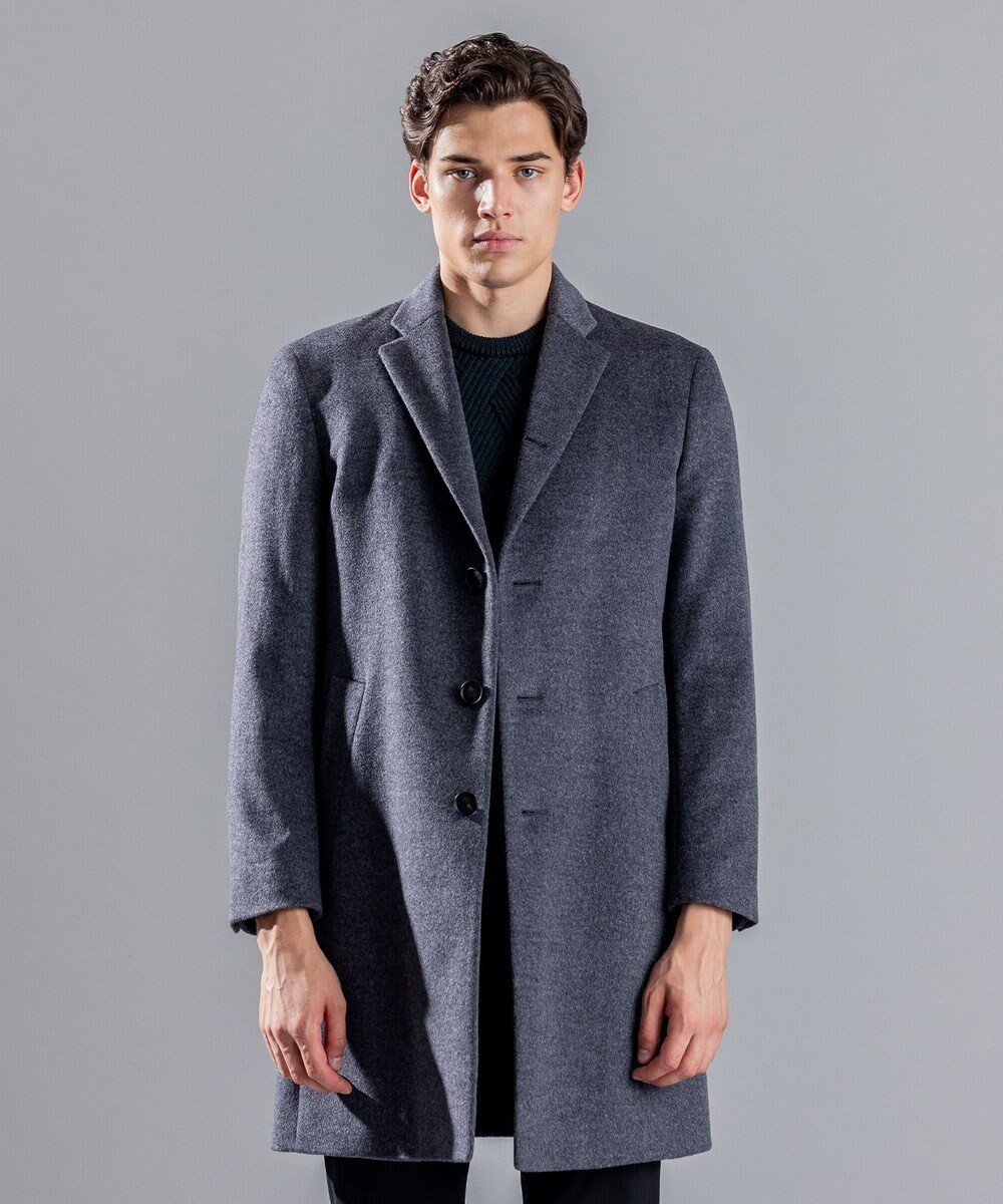 JOSEPH HOMME グロッシーウール　チェスターコート 