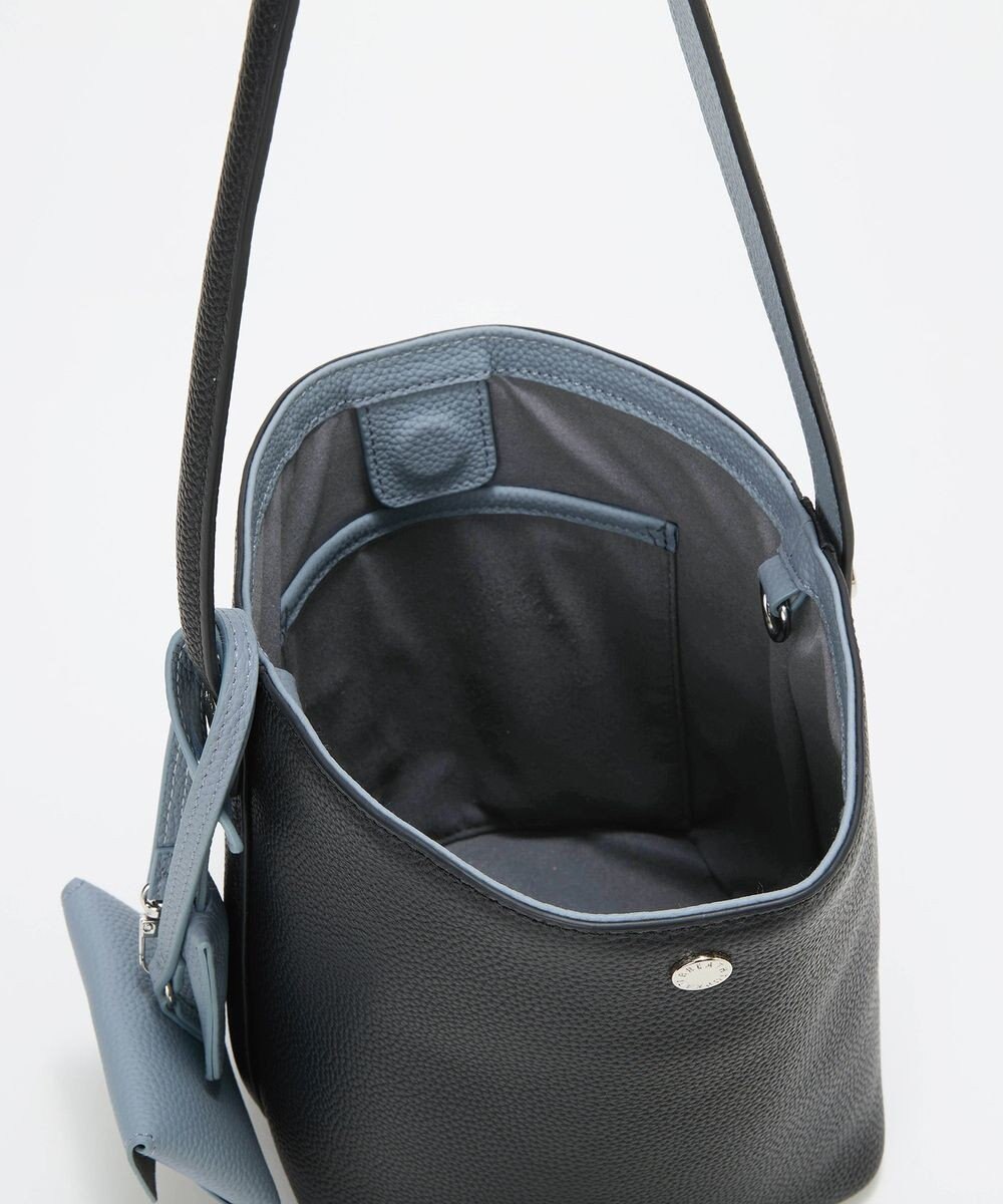 TOPKAPI 【Breath TOPKAPI】DUAL デュアル シュリンクレザー バイカラー 2way ワンハンドル ショルダーバッグ チャーム付き 