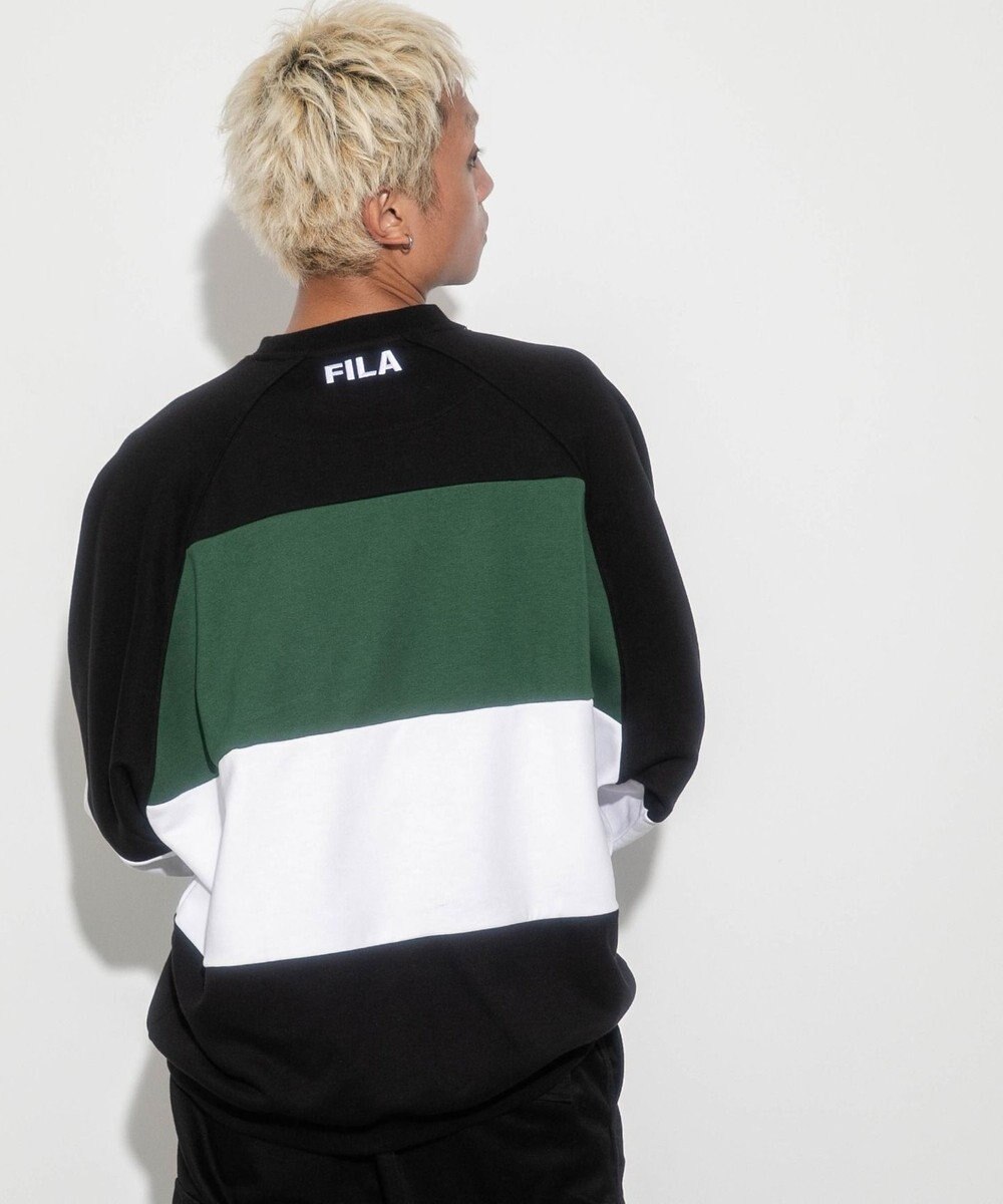 WEGO 【ユニセックス着用ITEM】別注FILAパネル切替プルオーバー 