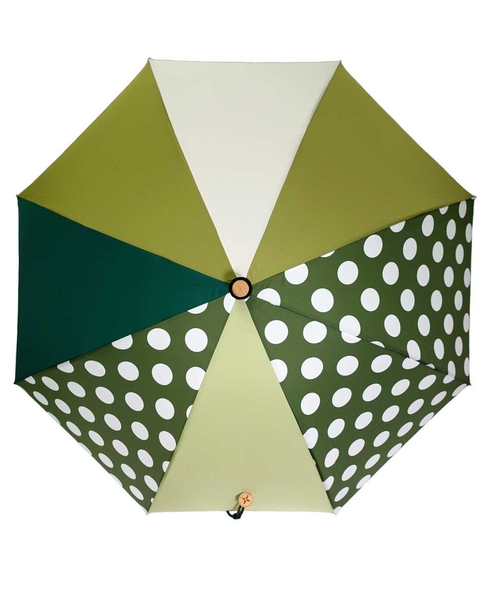 +RING レディース向け プラスリング 晴雨兼用（長ショート） GRN/WHT T1292  sunshield 