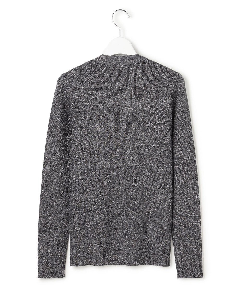 ICB L 【洗える】 エクストラファインメリノリブ Vネックカーディガン 