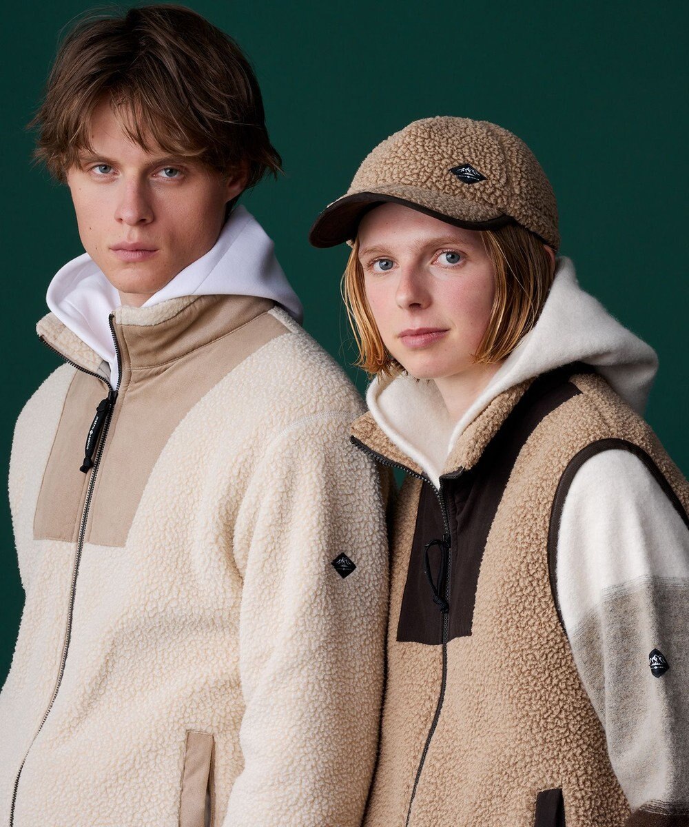 JOSEPH ABBOUD MOUNTAIN 【Eco素材】ポーラテック ボアフリース ブルゾン 