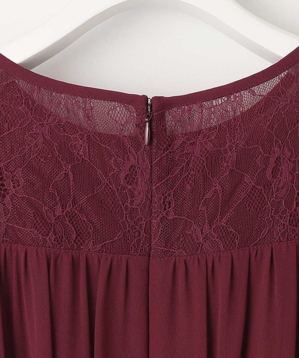 自由区 【WEB限定】シフォンレースコンビネーション ドレス 