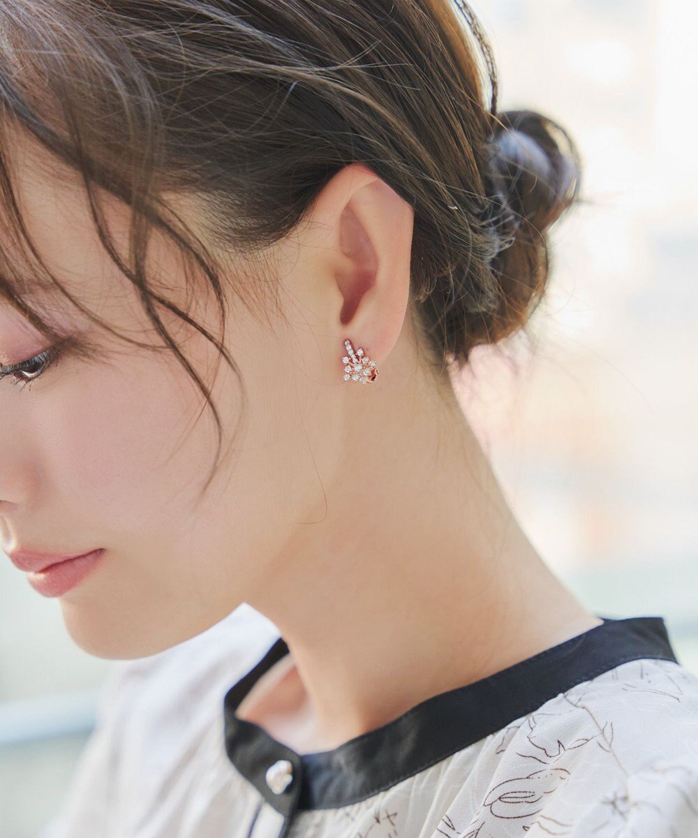 Tiaclasse 【安田美沙子さん着用・金属アレルギー対応】スノーフレークピアス／イヤリング 