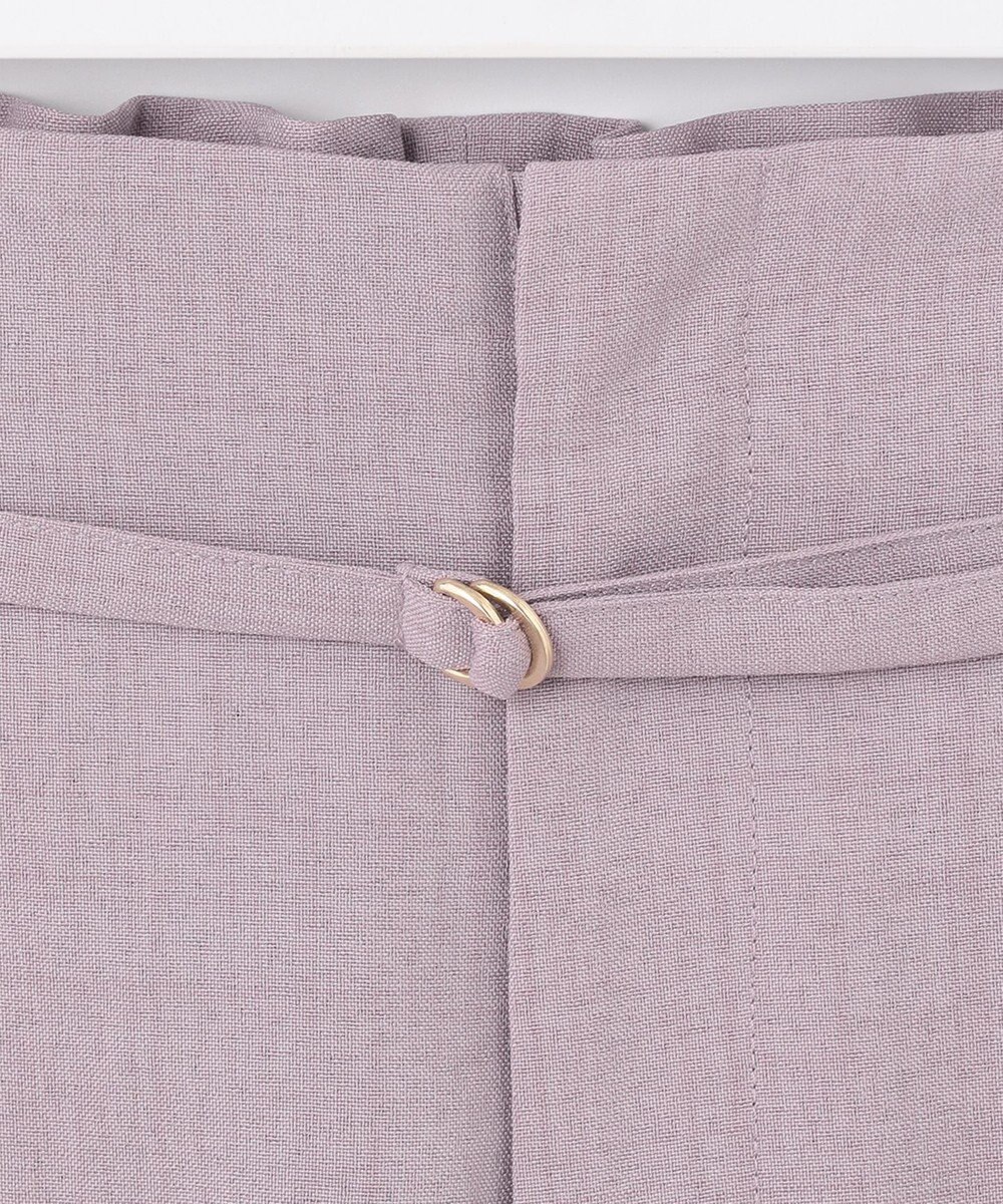 ANY SIS 【セットアップ対応】リネンライク ワイドパンツ 