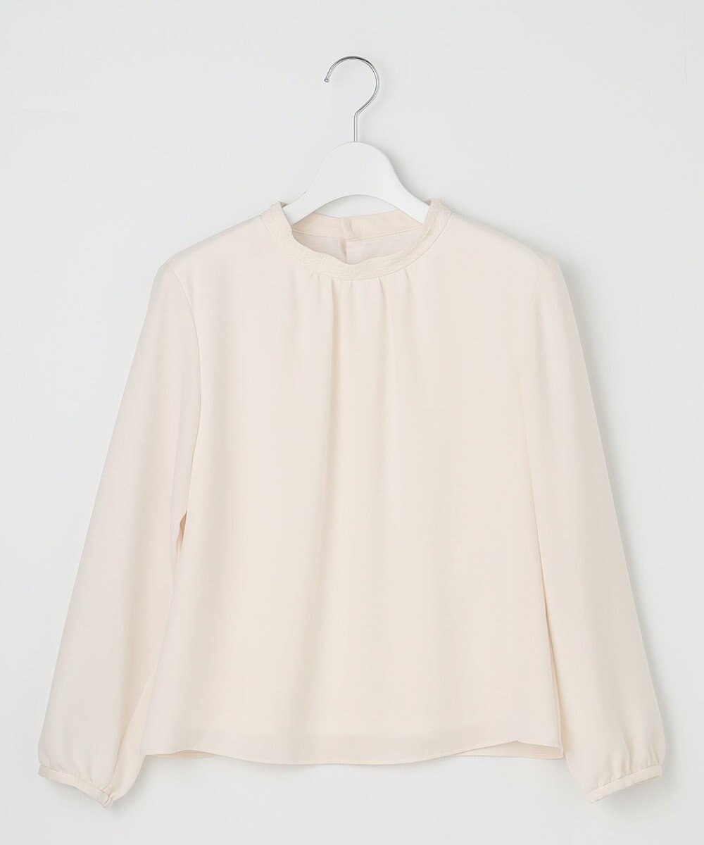 J.PRESS LADIES S プルエラ フリルネック カットソー 