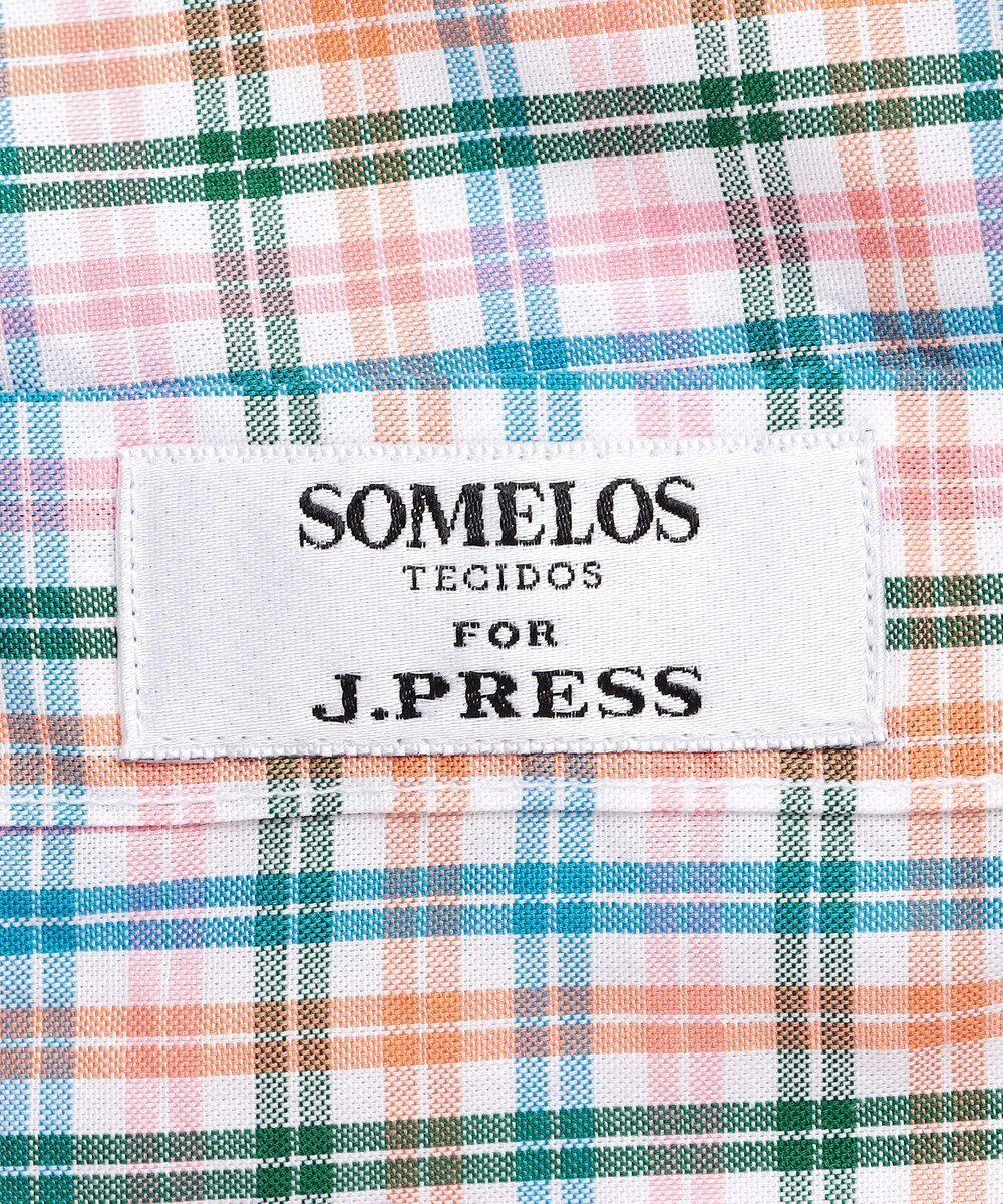 J.PRESS MEN 【SOMELOS / ソメロス】コットンオックス マルチチェックシャツ / B.D. 