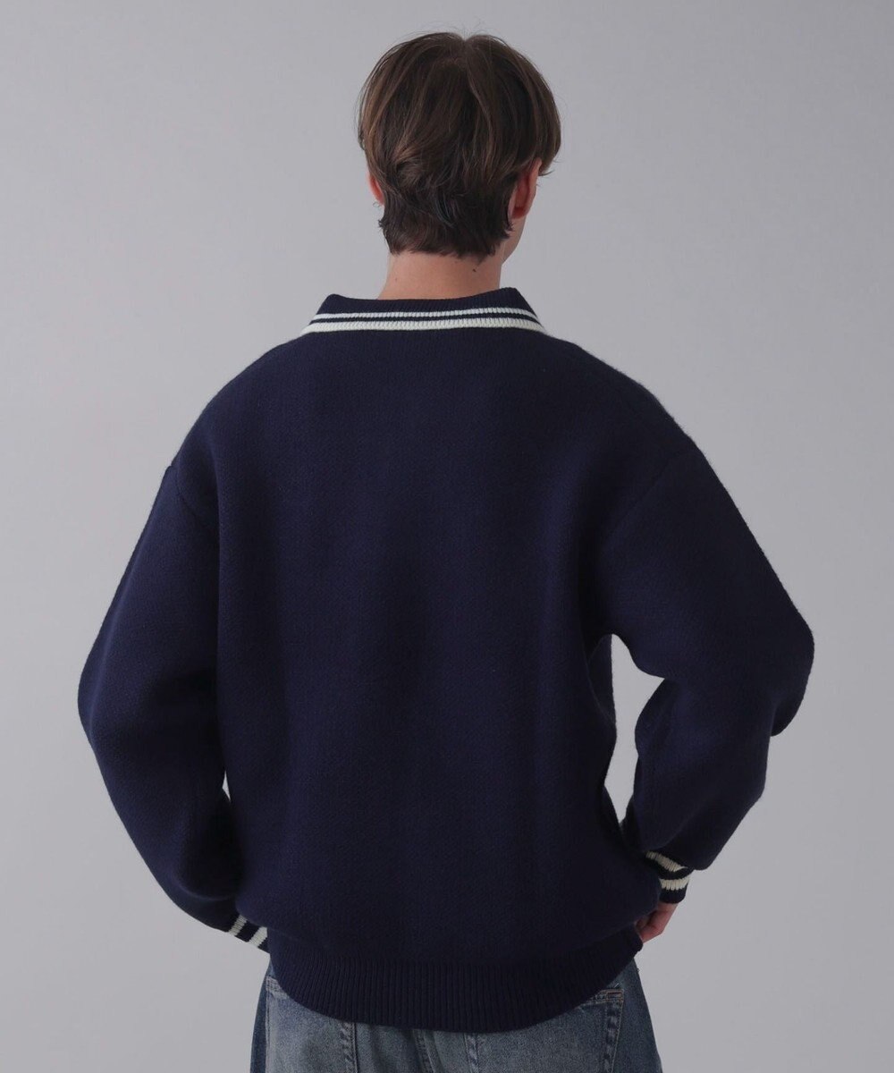 WEGO 【ユニセックス着用ITEM】ワンポイント刺繍ニットポロ 